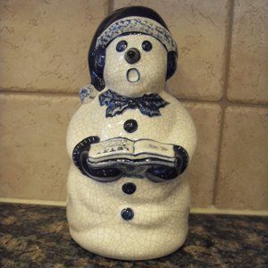 Dedham Pottery Snowman 1998